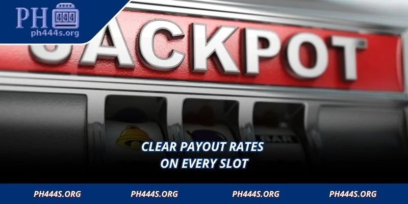 Clear payout lines shown in game