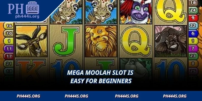 Mega Moolah Slot is easy for beginners
