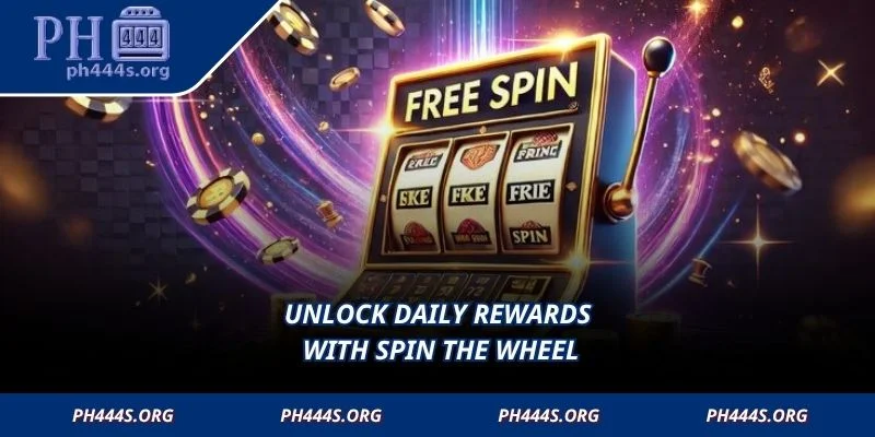 Unlock daily rewards with Spin the Wheel