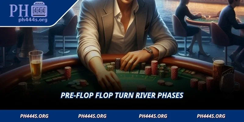 Pre-flop flop turn river phases