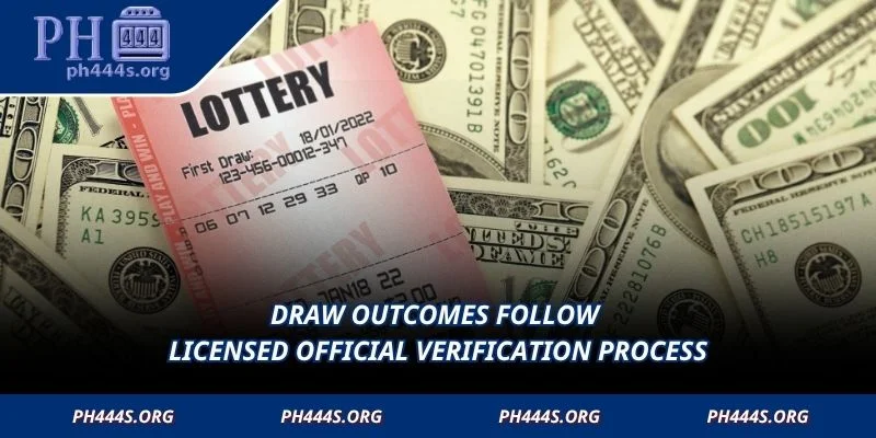 Draw outcomes follow licensed official verification process