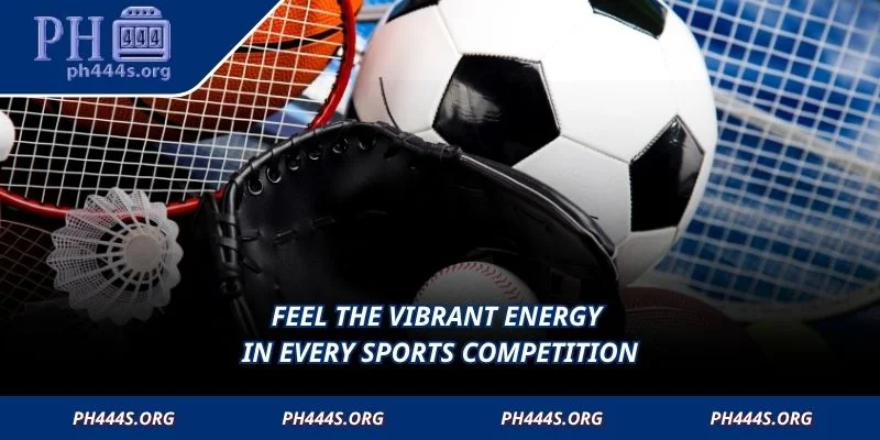 Feel the vibrant energy in every sports competition