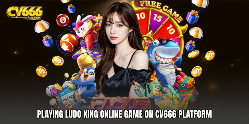 Playing Ludo King Online Game on CV666 Platform