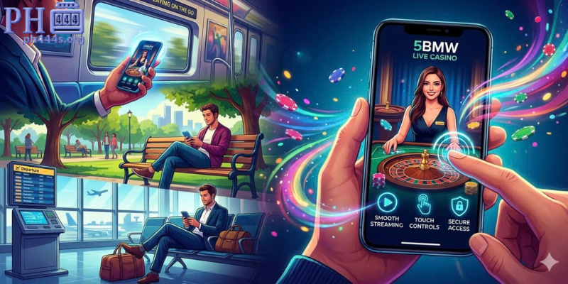 Playing on the Go with 5BMW live casino